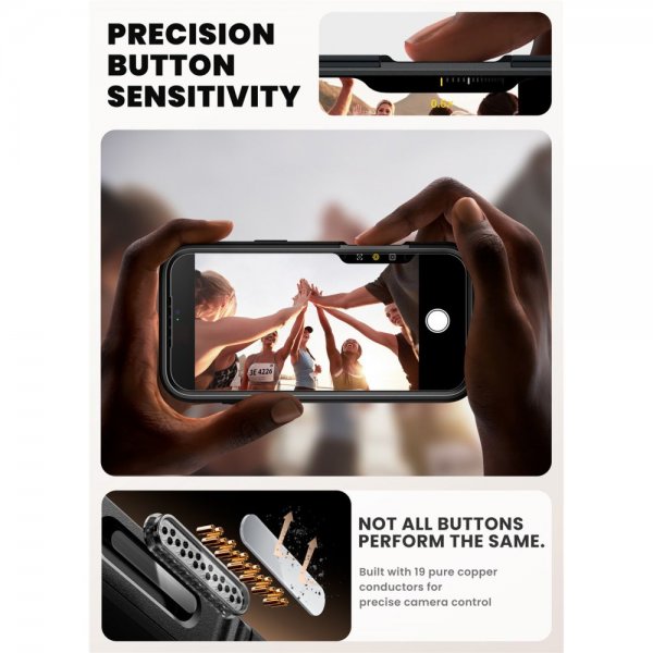 Supcase iPhone 17 Pro Skal Ares Flip MagSafe Svart