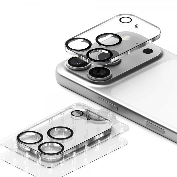 Ringke iPhone 17 Pro Kameraskydd Camera Full Cover 2-pack