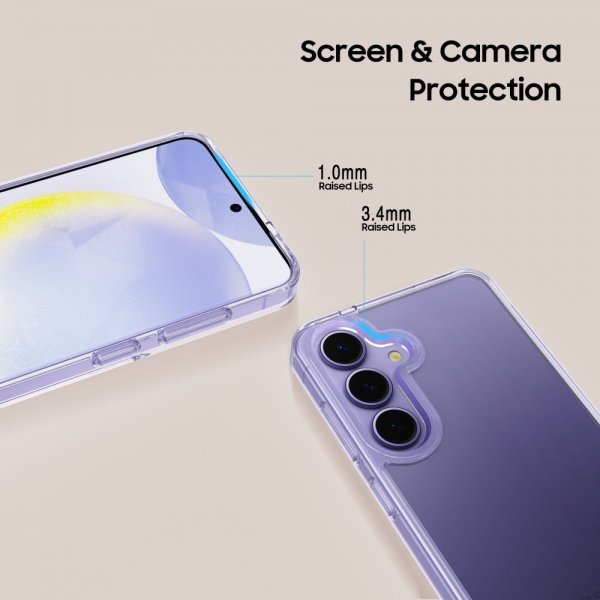 Tech-Protect Samsung Galaxy S25 FE Skal FlexAir Hybrid Transparent