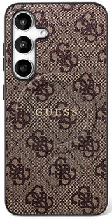 Guess Samsung Galaxy S25 FE Skal 4G Pattern MagSafe Brun