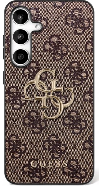 Guess Samsung Galaxy S25 FE Skal 4G Metal Logo Brun