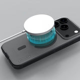 Nillkin iPhone 17 Pro Skal Super Frosted Shield Pro MagSafe Transparent Svart
