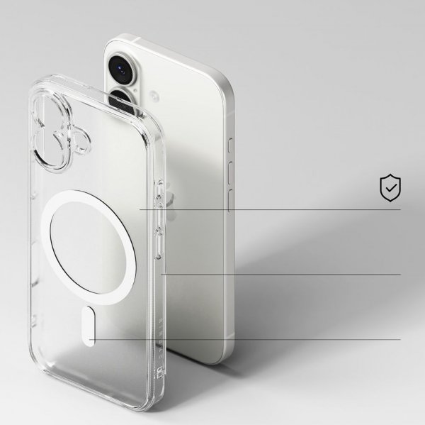 Ringke iPhone 17 Skal Fusion Magnetic Matte Transparent