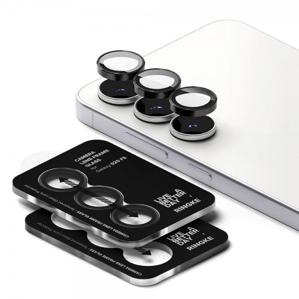 Ringke Samsung Galaxy S25 FE Kameraskydd Camera Lens Frame 2-pack