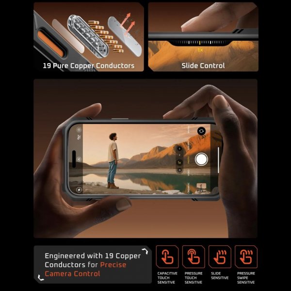 Supcase iPhone 17 Pro Max Skal UB Grip MagSafe Orange