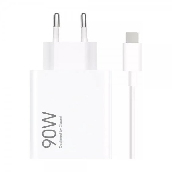 Xiaomi Original Laddare med USB-C kabel 90W HyperCharge Combo 6A Type-A