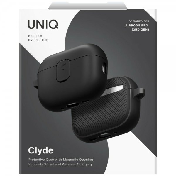 UNIQ AirPods Pro 3 Skal Clyde Svart