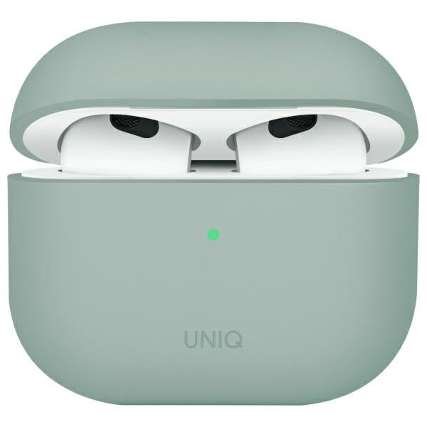UNIQ AirPods 4 Skal Lino Grön