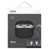 UNIQ AirPods 4 Skal med Earhooks Nexo Svart