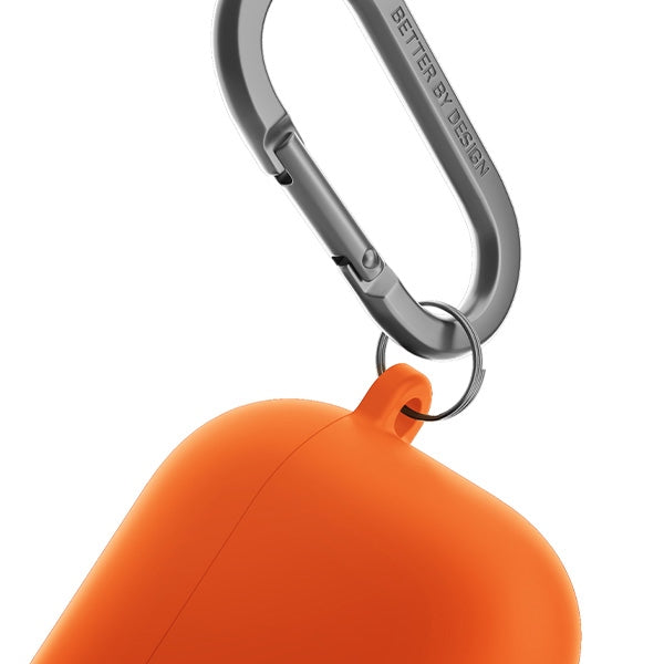 UNIQ AirPods 4 Skal med Earhooks Nexo Orange