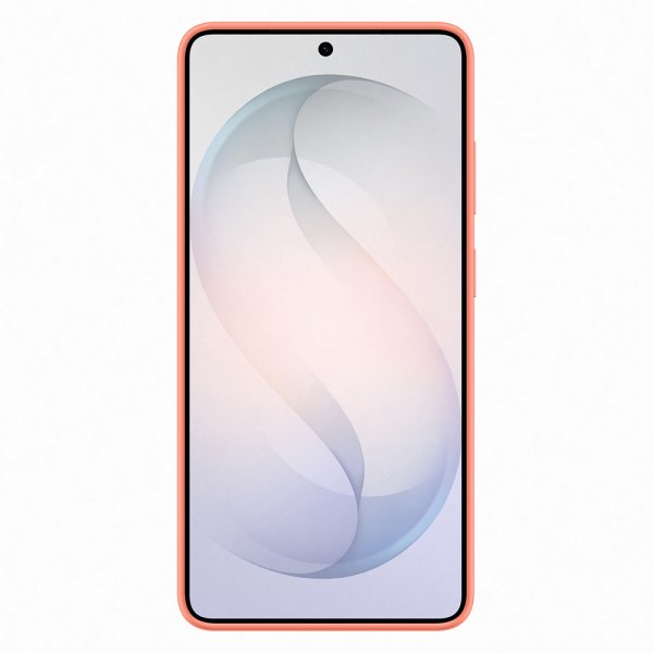 Samsung Original Galaxy S26 Ultra Skal Silicone Magnet Case Coral Red