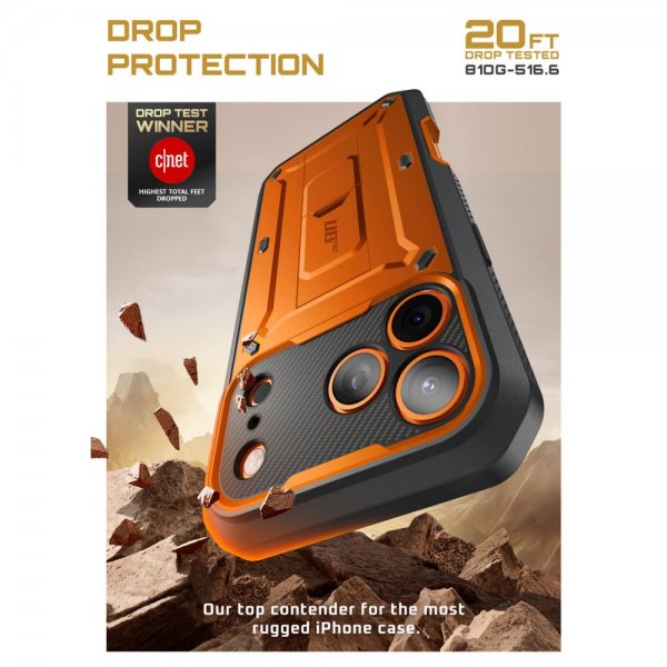 Supcase iPhone 17 Pro Max Skal UB Pro Orange