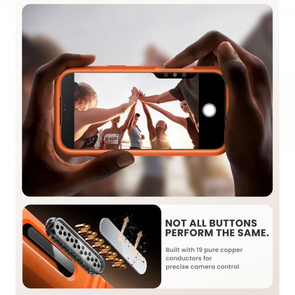 Supcase iPhone 17 Pro Max Skal Ares Flip MagSafe Orange