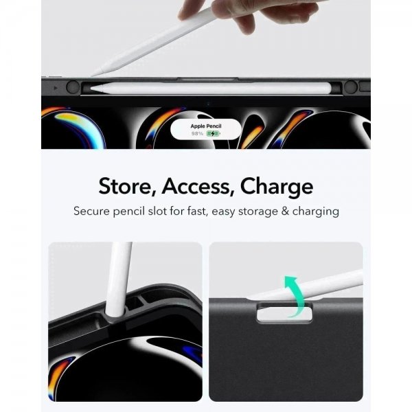 ESR iPad Pro 11 (M4/M5) Fodral Flip Hybrid Svart