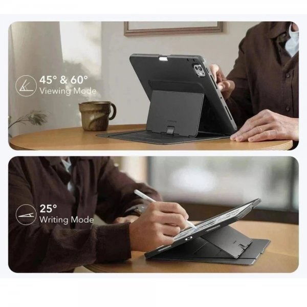 ESR iPad Pro 11 (M4/M5) Fodral Flip Hybrid Svart