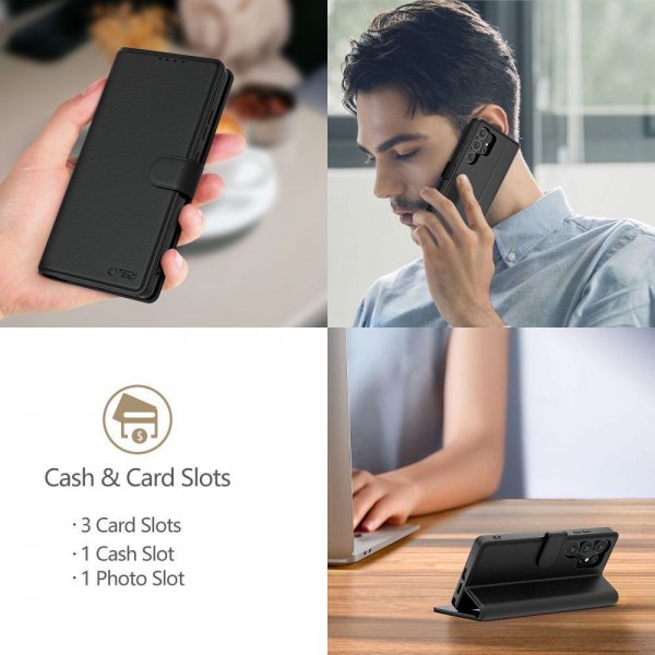 Tech-Protect OnePlus 15 Fodral Wallet Svart