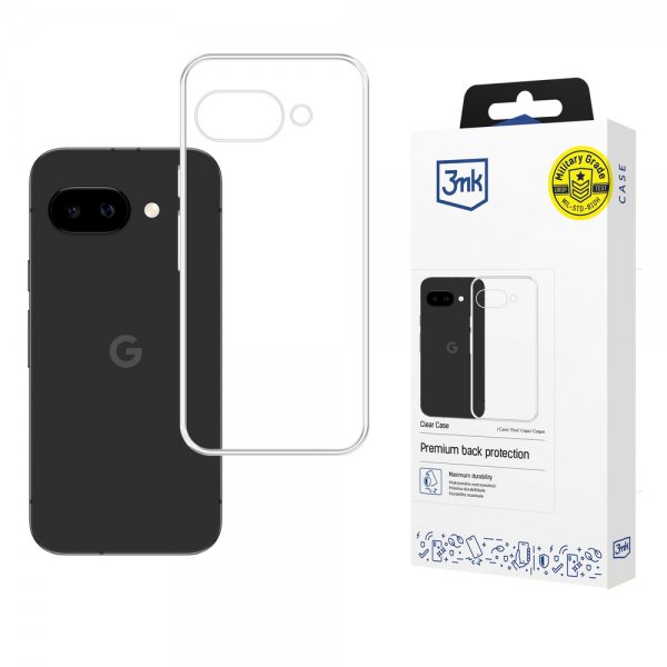3mk Google Pixel 10a Skal Clear Case Transparent