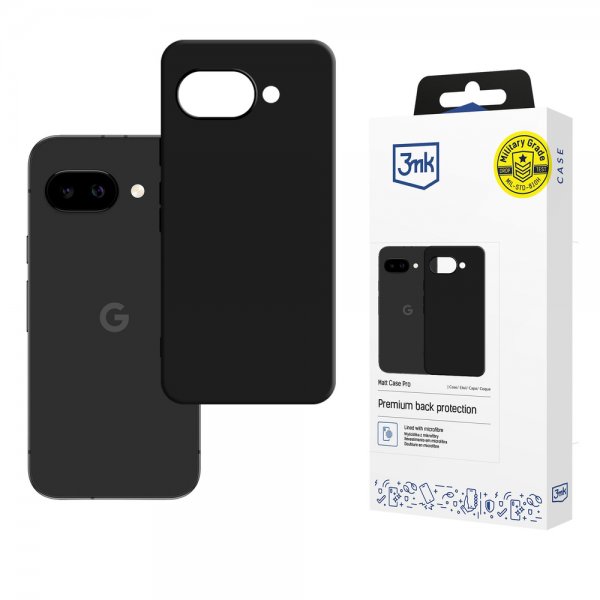 3mk Google Pixel 10a Skal Matt Case Pro Svart