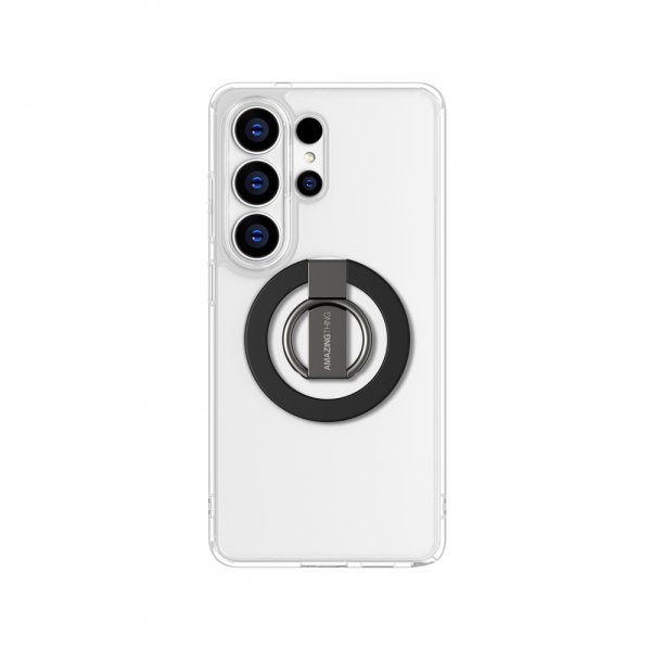 Amazingthing Samsung Galaxy S26 Ultra Skal Minimal Mag Ring Set Transparent