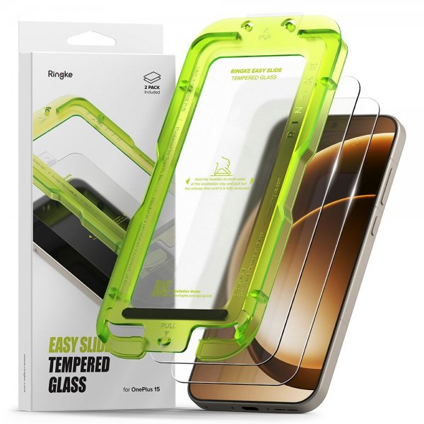 Ringke OnePlus 15 Skärmskydd Easy Slide 2-pack