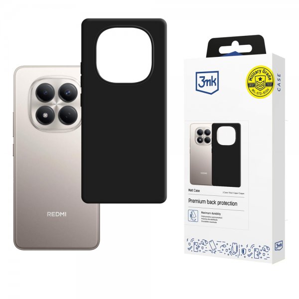3mk Xiaomi Redmi Note 15 Pro Skal Matt Case Svart