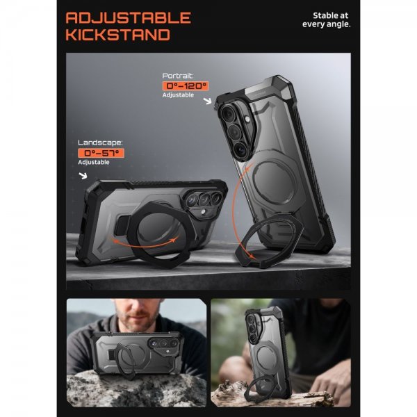 Supcase Samsung Galaxy S26 Skal UB Grip MagSafe Svart