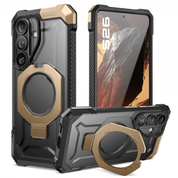 Supcase Samsung Galaxy S26 Skal UB Grip MagSafe Svart Guld