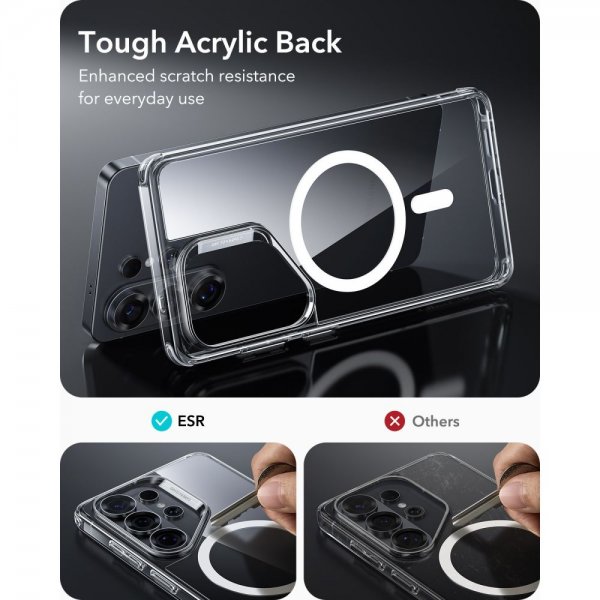 ESR Samsung Galaxy S26 Ultra Skal Classic Hybrid MagSafe Transparent