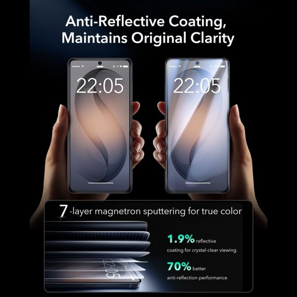 ESR Samsung Galaxy S26 Ultra Skärmskydd UltraFit Armorite 2-pack