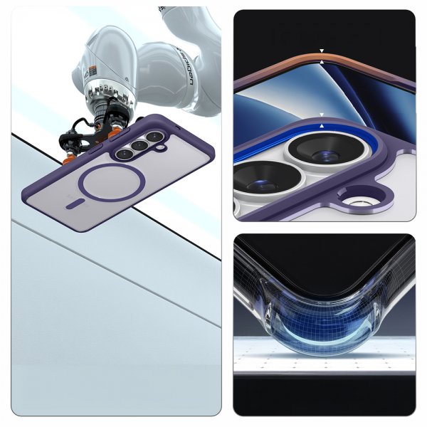 Spigen Samsung Galaxy S26 Skal Ultra Hybrid MagFit Deep Purple