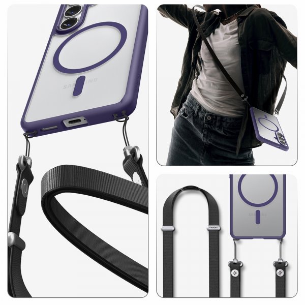 Spigen Samsung Galaxy S26 Skal Ultra Hybrid MagFit Deep Purple