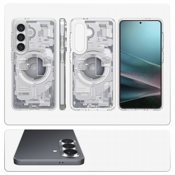 Spigen Samsung Galaxy S26 Skal Ultra Hybrid MagFit Zero One Vit