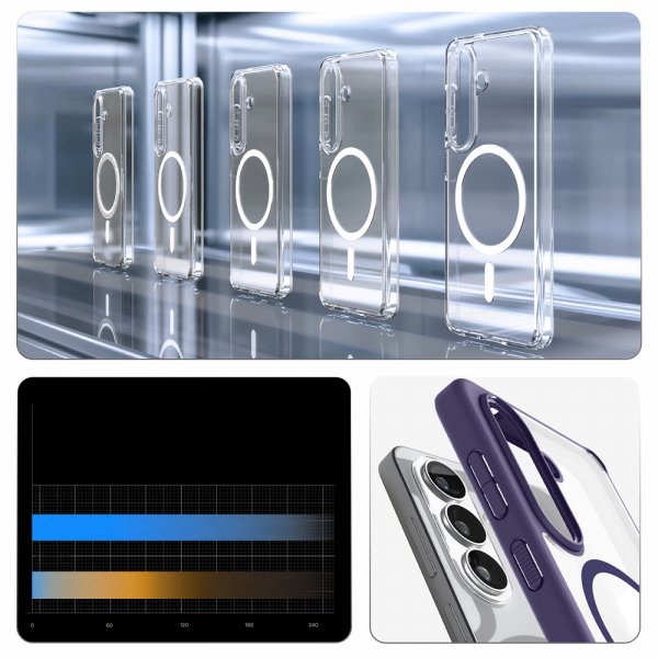 Spigen Samsung Galaxy S26 Plus Skal Ultra Hybrid MagFit Deep Purple