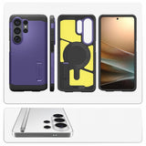 Spigen Samsung Galaxy S26 Ultra Skal Tough Armor MagFit Ash Violet