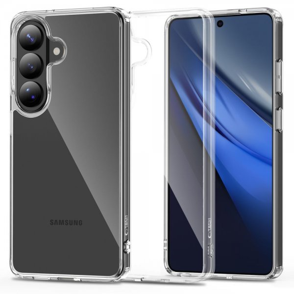 Tech-Protect Samsung Galaxy S26 Skal FlexAir Hybrid Transparent