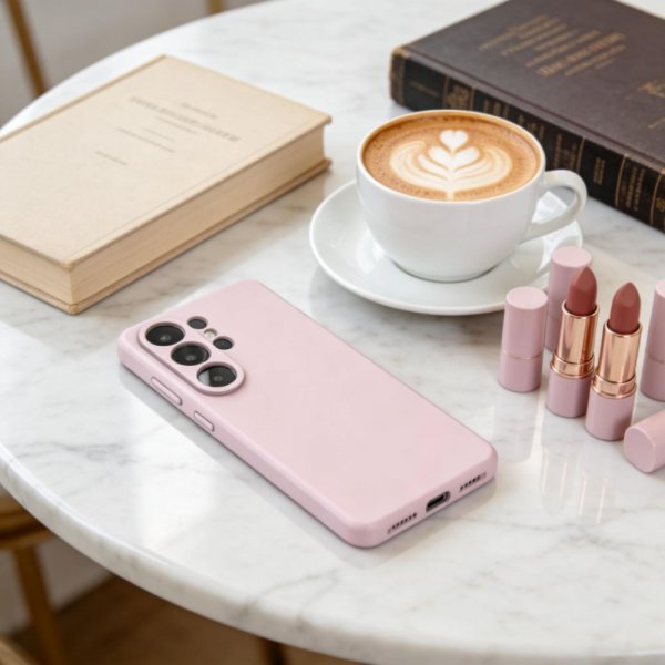 Tech-Protect Samsung Galaxy S26 Ultra Skal Silicone MagSafe Rosa