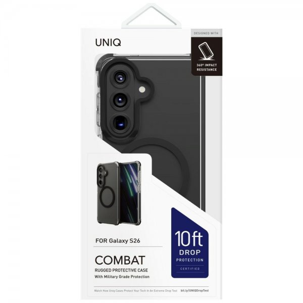 UNIQ Samsung Galaxy S26 Skal Combat MagClick Svart