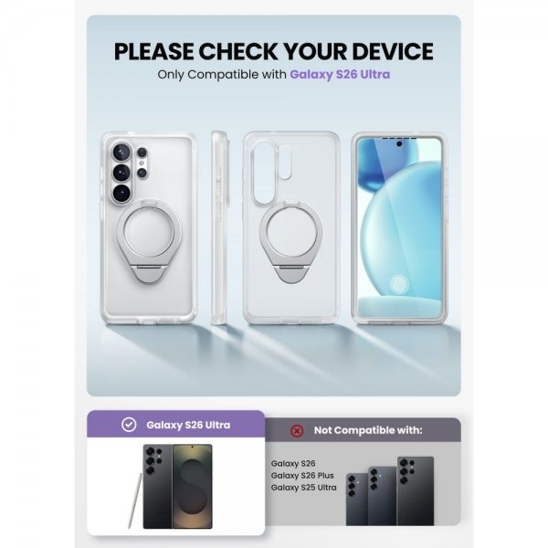 Supcase Samsung Galaxy S26 Ultra Skal Cosmo MagSafe Vit