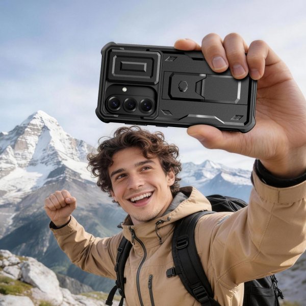 Tech-Protect Samsung Galaxy S26 Skal Kevlar Cam+ Svart
