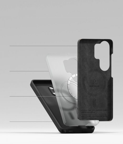 Ringke Samsung Galaxy S26 Ultra Skal Silicone Magnetic Svart