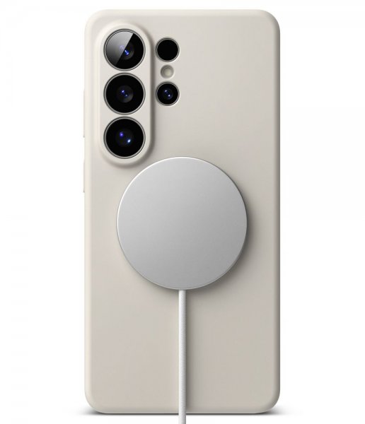 Ringke Samsung Galaxy S26 Ultra Skal Silicone Magnetic Beige
