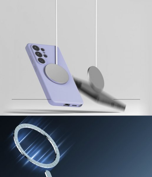 Ringke Samsung Galaxy S26 Ultra Skal Silicone Magnetic Lila