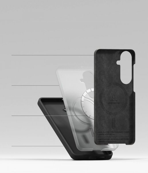 Ringke Samsung Galaxy S26 Plus Skal Silicone Magnetic Svart