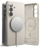 Ringke Samsung Galaxy S26 Plus Skal Silicone Magnetic Beige
