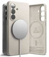 Ringke Samsung Galaxy S26 Skal Silicone Magnetic Beige