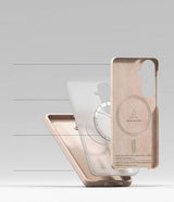 Ringke Samsung Galaxy S26 Skal Silicone Magnetic Rosa