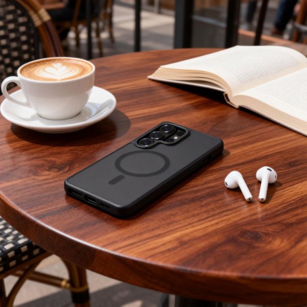 Tech-Protect Samsung Galaxy S26 Ultra Skal MagCam MagSafe Svart