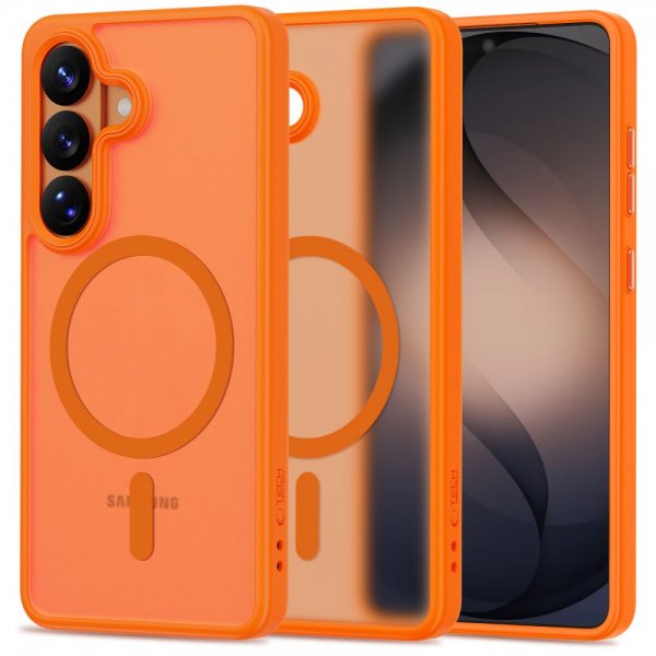 Tech-Protect Samsung Galaxy S26 Skal MagMat MagSafe Orange