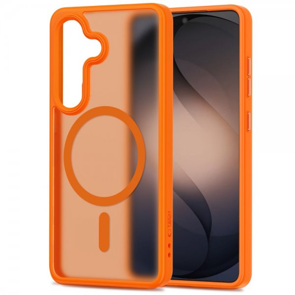 Tech-Protect Samsung Galaxy S26 Skal MagMat MagSafe Orange