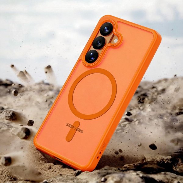 Tech-Protect Samsung Galaxy S26 Skal MagMat MagSafe Orange